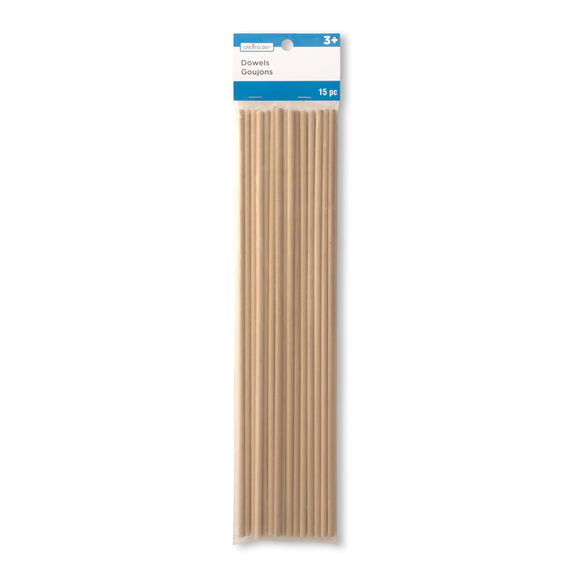 12 Packs: 15 ct. (180 total) 3/16" x 12" Wood Dowels by Creatology™